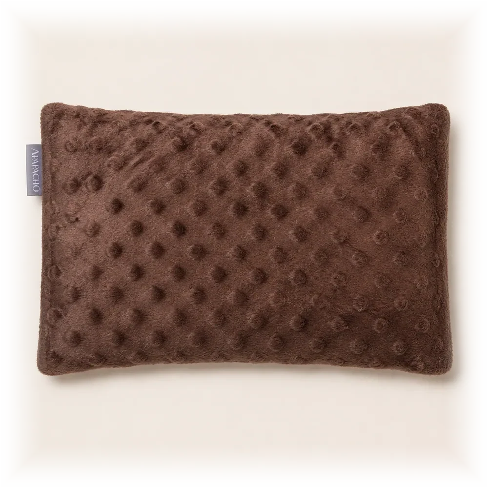 Compresa rectangular Café Cacao APAPACHO para usar en frío o calor